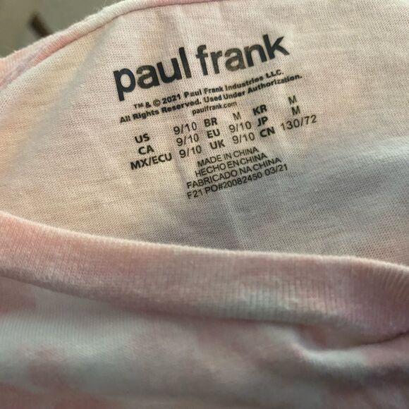 Girls Paul frank limited edition tie dye t-shirt EUC - Picture 3 of 3